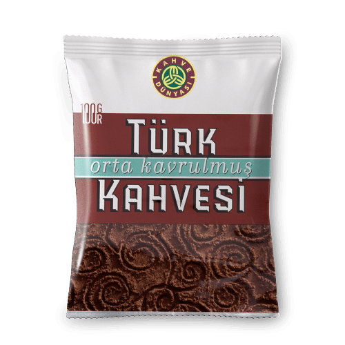 12 عبوة من القهوة التركية المحمصة متوسطة الحجم 100 جرام