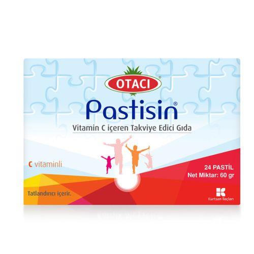 مكمل غذائي Otacı Pasticin يحتوي على فيتامين C 24 معجنات
