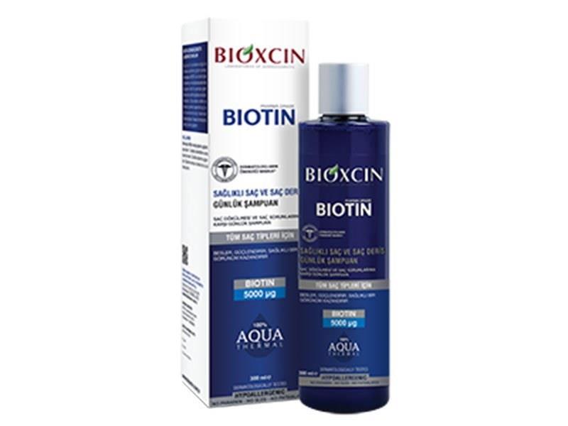 Bioxcin Biotin شامبو البايوتين 5000 ميكروجرام من بايوكسين، 300 مل