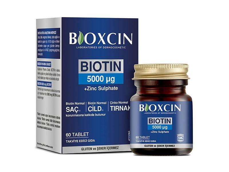 Bioxcin Biotin حبوب البايوتين 5000 ميكروجرام من بايوكسين، 60 قرص